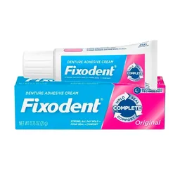 Creme Fixador de Dentadura Fixodent Original 21g - P&G - Creme Fixador de Dentadura Fixodent Origina