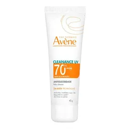 Protetor Solar Facial Avène FPS 70 Cleanence UV Antioleosidade 40g
