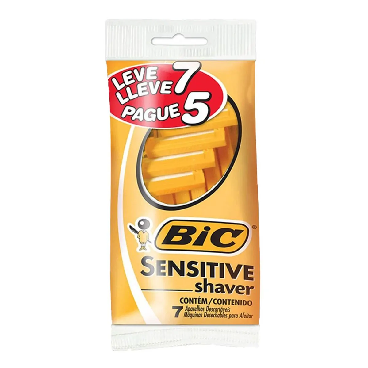Aparelho de Barbear Bic Sensitive 7 Unidades