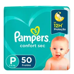 Fralda Pampers Confort Sec P 50 Unidades