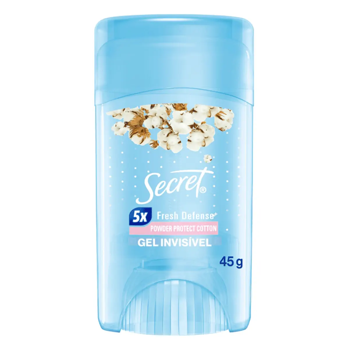 Desodorante em Gel Secret Proteção de Algodão 45g
