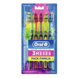 Escova Dental Oral-B Color Collection Pack Familiar 5 Unidades