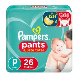 Fralda Pampers Pants Ajuste Total Roupinha P 26 unidades