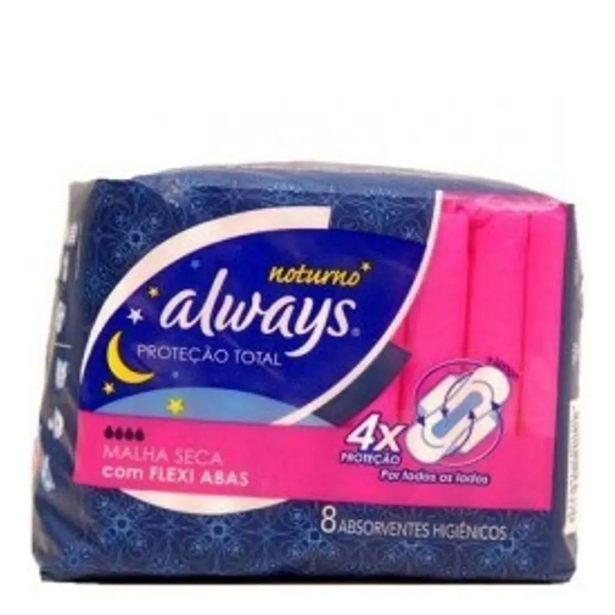 Absorvente Always Active com Abas Noturno C/16 Unidades