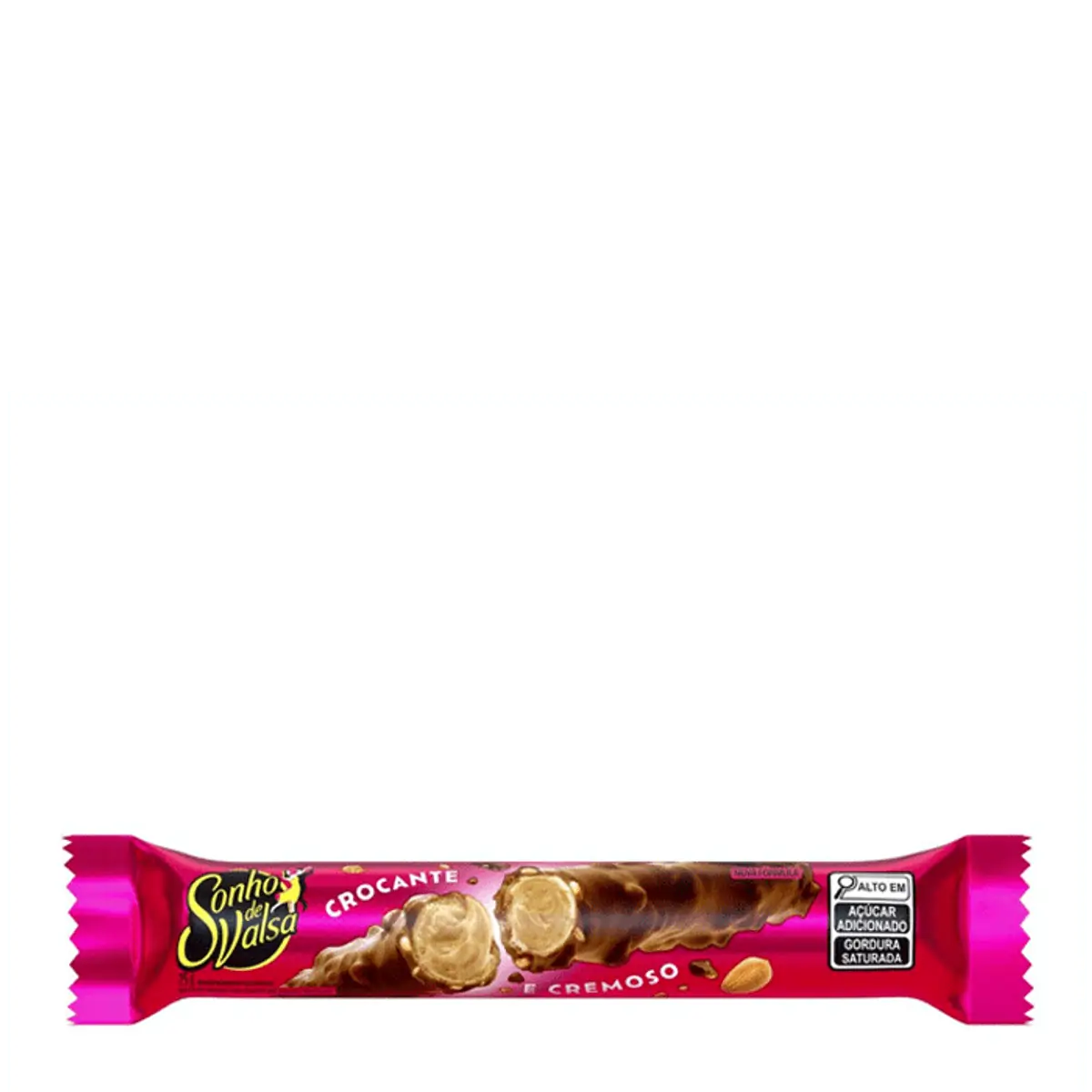 Wafer Sonho de Valsa Recheado 25g