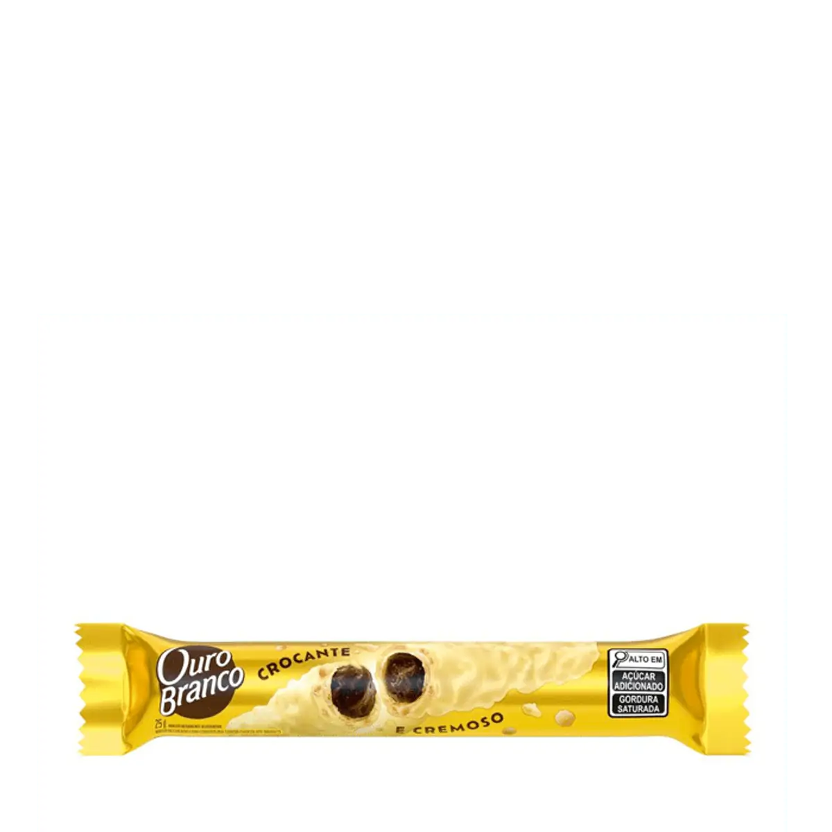 Wafer Ouro Branco Recheado 25g