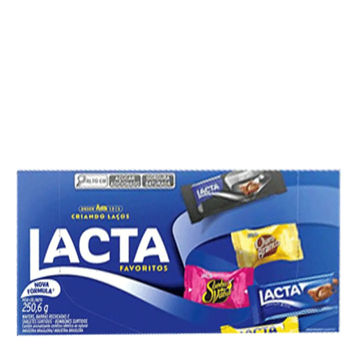 Caixa de Bombom Lacta Favoritos 250,6g