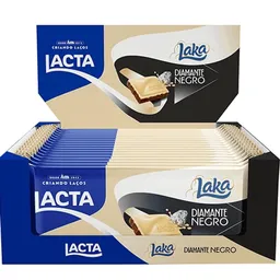 Barra de chocolate Diamante Negro & Laka  caixa com 17 unidades de 80g - Mondelez