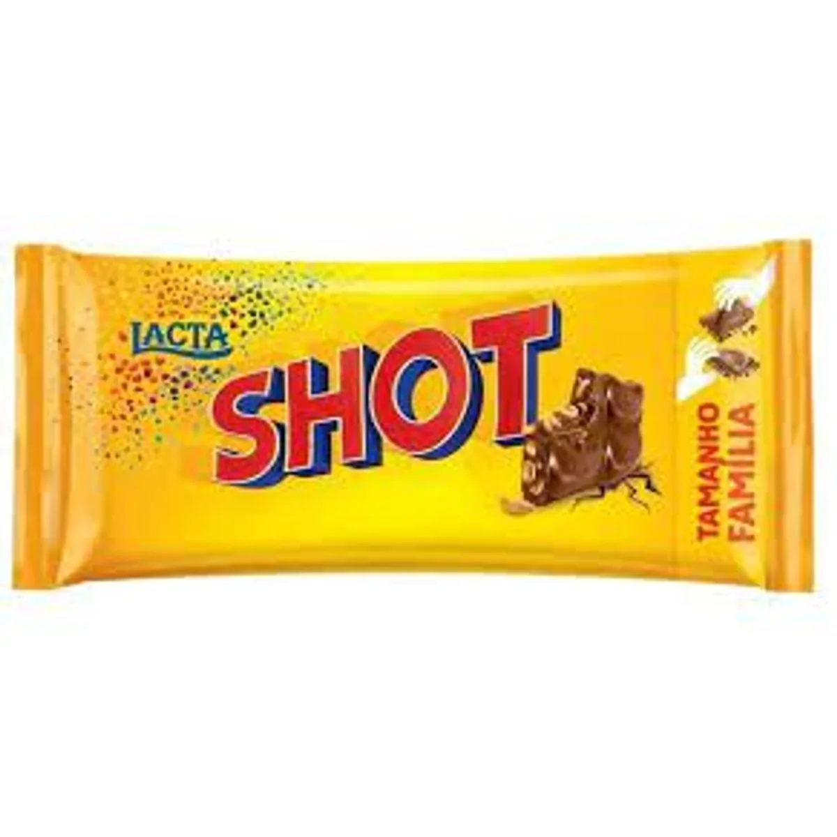 Barra de chocolate com 80g - Shot
