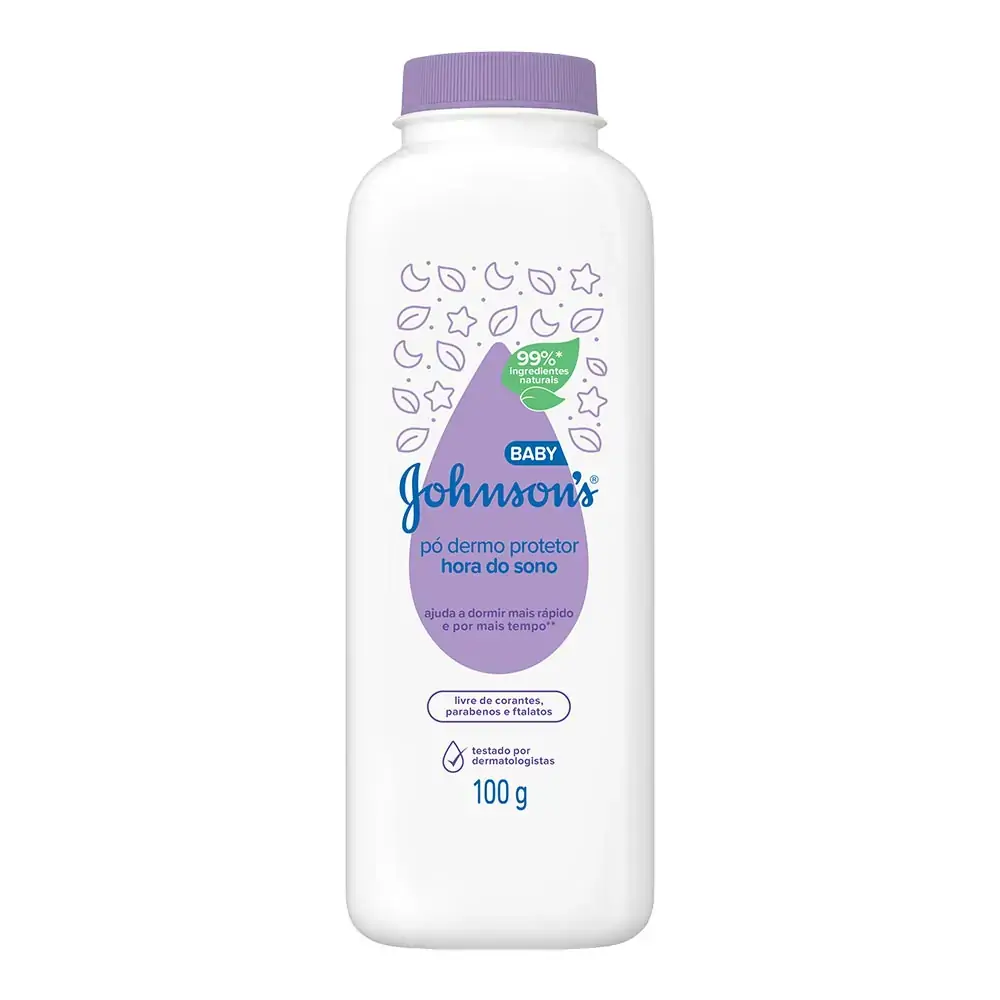Talco Pó Dermo Protetor Johnson s Baby Hora Do Sono 100g