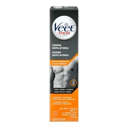 Creme Depilatório Peito e Corpo Normal Veet For Men 200ml