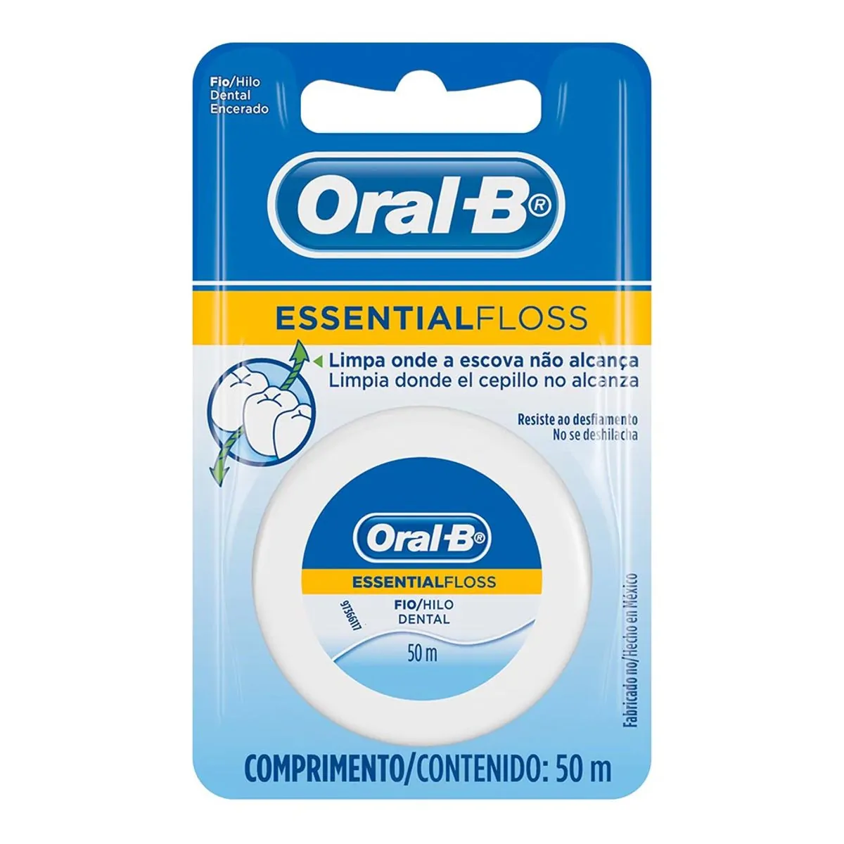 Oral-B Essential Floss Fio Dental Encerado 50 m