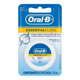 Oral-B Essential Floss Fio Dental Encerado 50 m