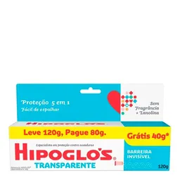 Creme Preventivo De Assaduras Hipoglós Transparente 120g