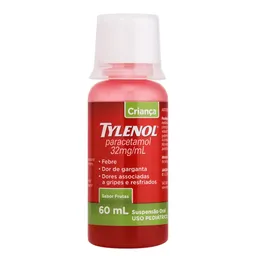 Analgésico e Antitérmico Tylenol Pediátrico 32mg/ml 60ml