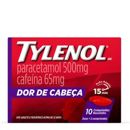 Tylenol DC 500mg + 65mg 10 Comprimidos Revestidos