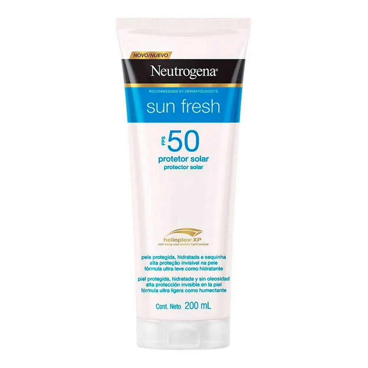 Protetor Solar Neutrogena Sun Fresh FPS 50 200ml