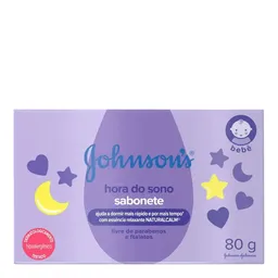 Sabonete em Barra Johnson s Baby Hora do Sono 80g