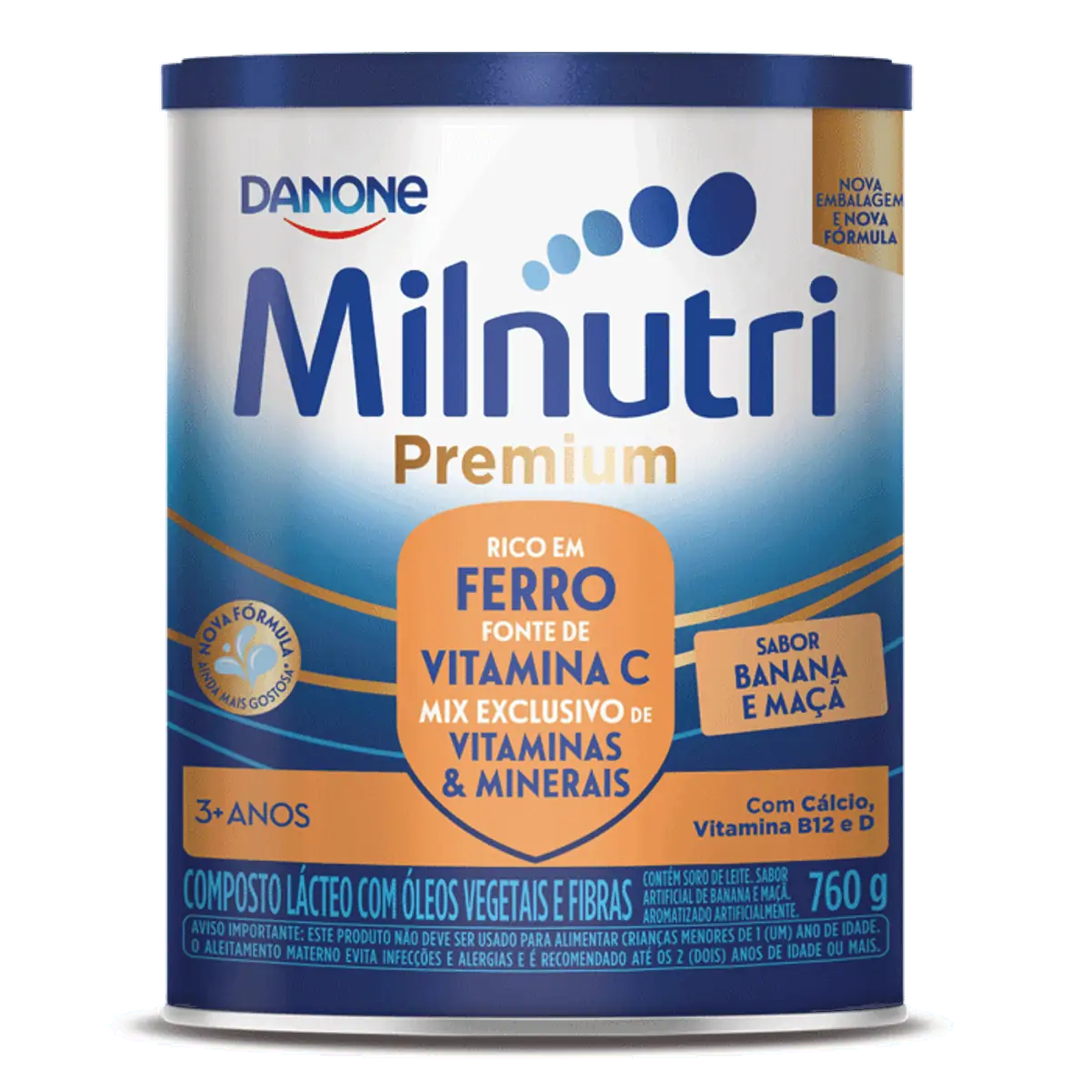 Composto Lácteo Milnutri Vitamina de Frutas 760g