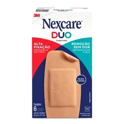 Curativo Nexcare Duo Joelho & Cotovelo 6 Unidades