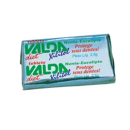 Pastilha Valda Diet Menta e Eucalipto Sem Açúcar