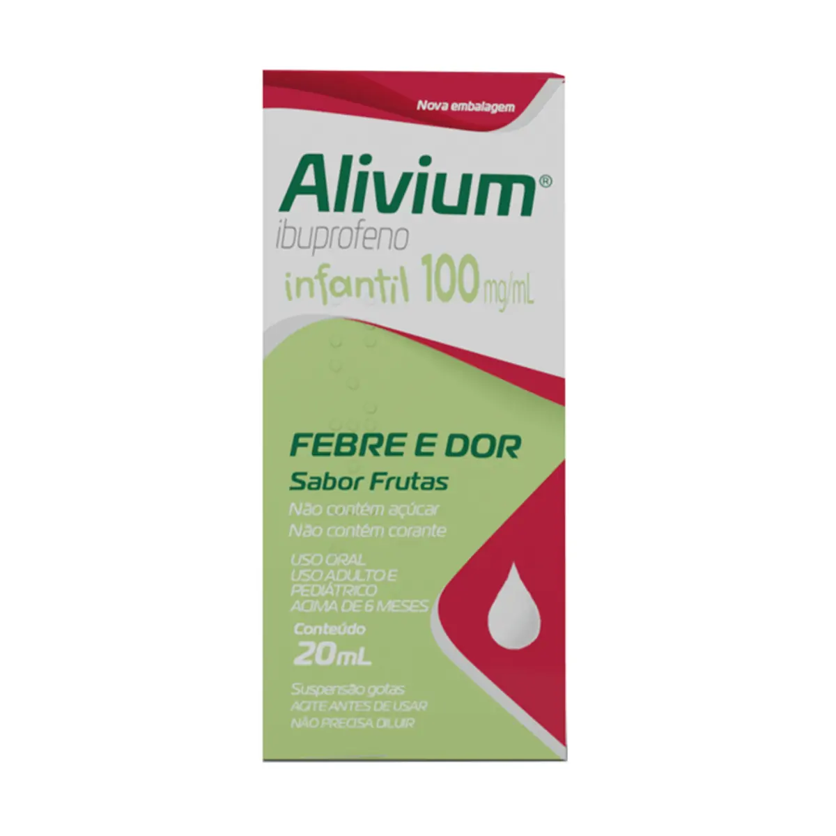 Analgésico e Antitérmico Alivium 100mg/ml 20ml