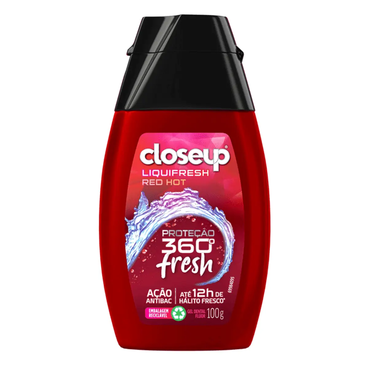 Pasta de Dente Gel Closeup Liquifresh Red Hot 100g