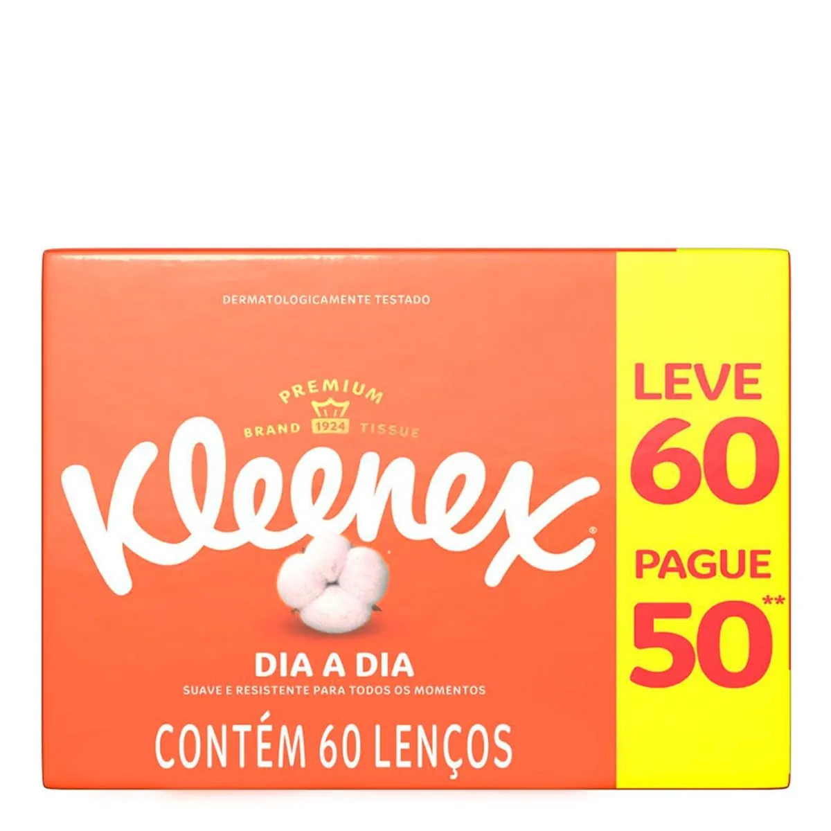 Lenço de Papel Kleenex Box 60 Folhas