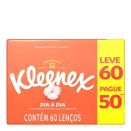 Lenço de Papel Kleenex Box 60 Folhas