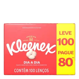 Lenço de Papel Kleenex Box 100 folhas