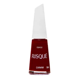 Esmalte Risqué Vermelho Cremoso Carmim 8ml