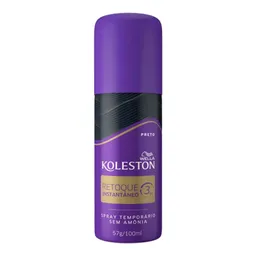 Retoque Instantâneo Spray Koleston Preto 100ml