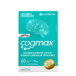 Suplemento Alimentar Cogmax Eurofarma 60 Cápsulas