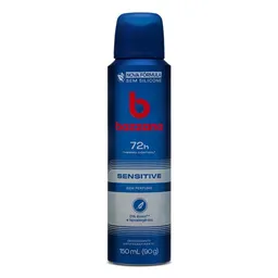 Desodorante Antitranspirante Aerossol Masculino Bozzano Sensitive Sem Perfume 150ml