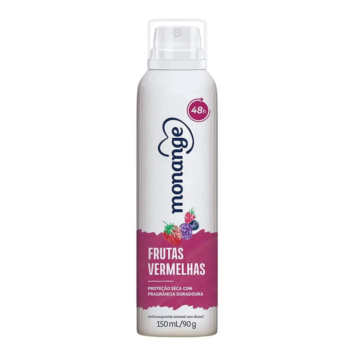 Desodorante Antitranspirante Monange Feminino Frutas Vermelhas 150ml Aerossol