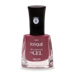 Esmalte Risqué Diamond Gel Hibisco Rosa 9,5ml