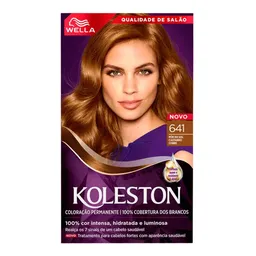 Tinta de Cabelo Wella Koleston 641 Pôr do Sol Castanho Cobre