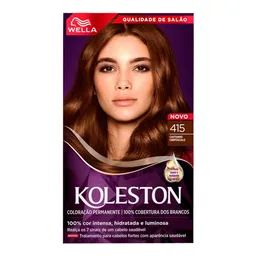 Tinta de Cabelo Wella Koleston 415 Castanho Crepúsculo