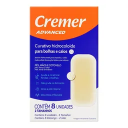 Curativo Cremer Hidrocoloide para Calos e Bolhas 8 Unidades
