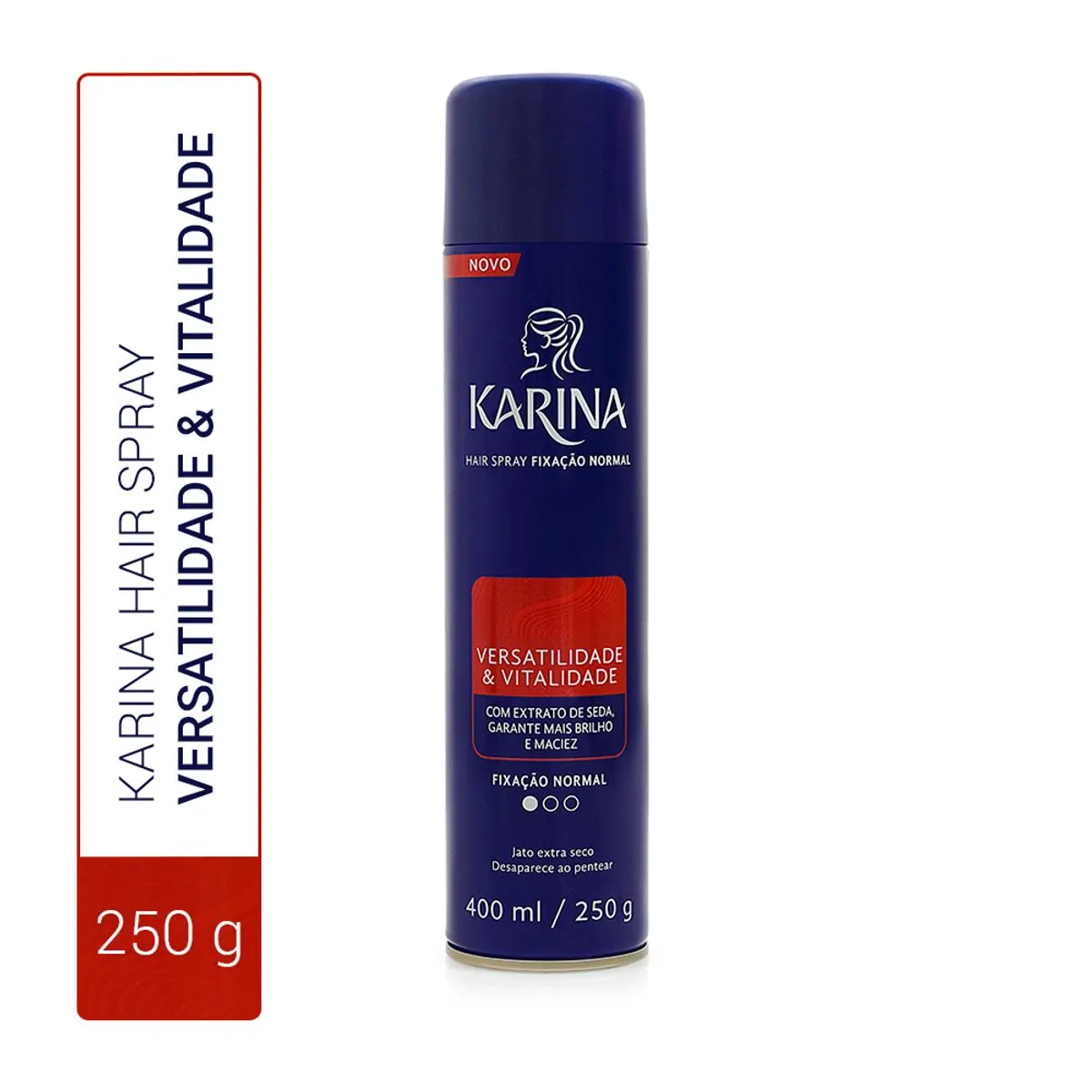 Hair Spray Karina Versatilidade & Vitalidade Fixação Normal 400ml