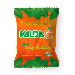 Balas de Gelatina Valda C Laranja Mentolada 24g