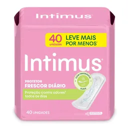 Absorvente Protetor Diário Intimus® Frescor Diário 40 unidades
