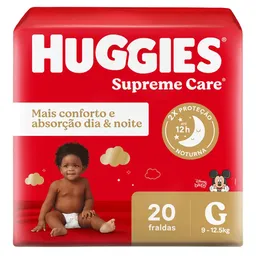 Fralda Huggies Supreme Care G 20 Unidades