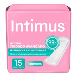 Absorvente Protetor Diário Intimus® Tecnologia Antibacteriana 15 Unidades