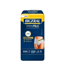 Roupa Íntima BigFral Dermaplus P/M 7 Unidades