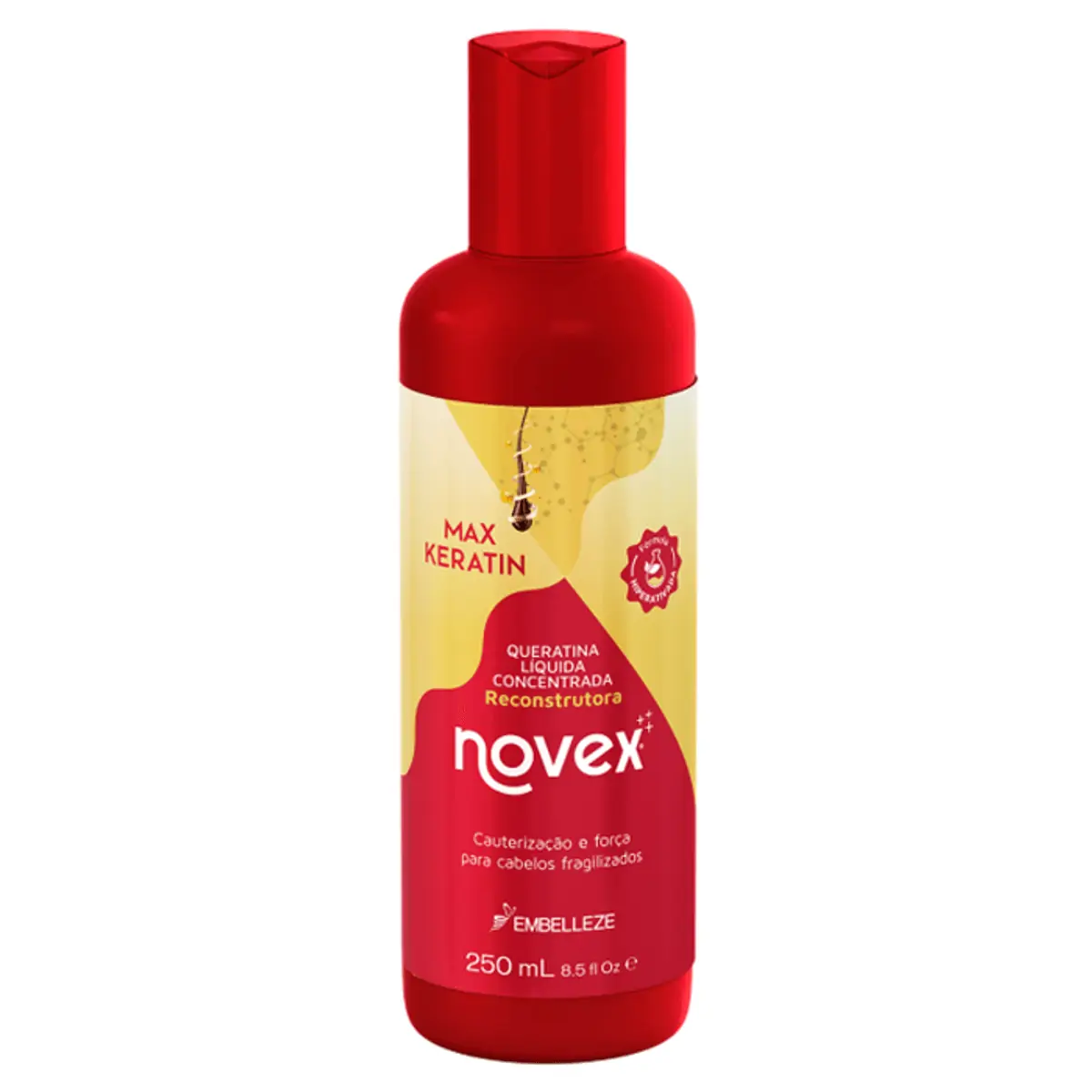 Queratina Líquida Capilar Novex Max Keratin 250ml