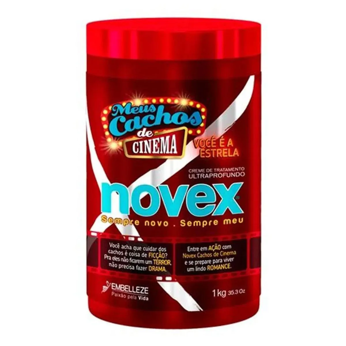 Creme de Tratamento Novex Meus Cachos de Cinema 1kg