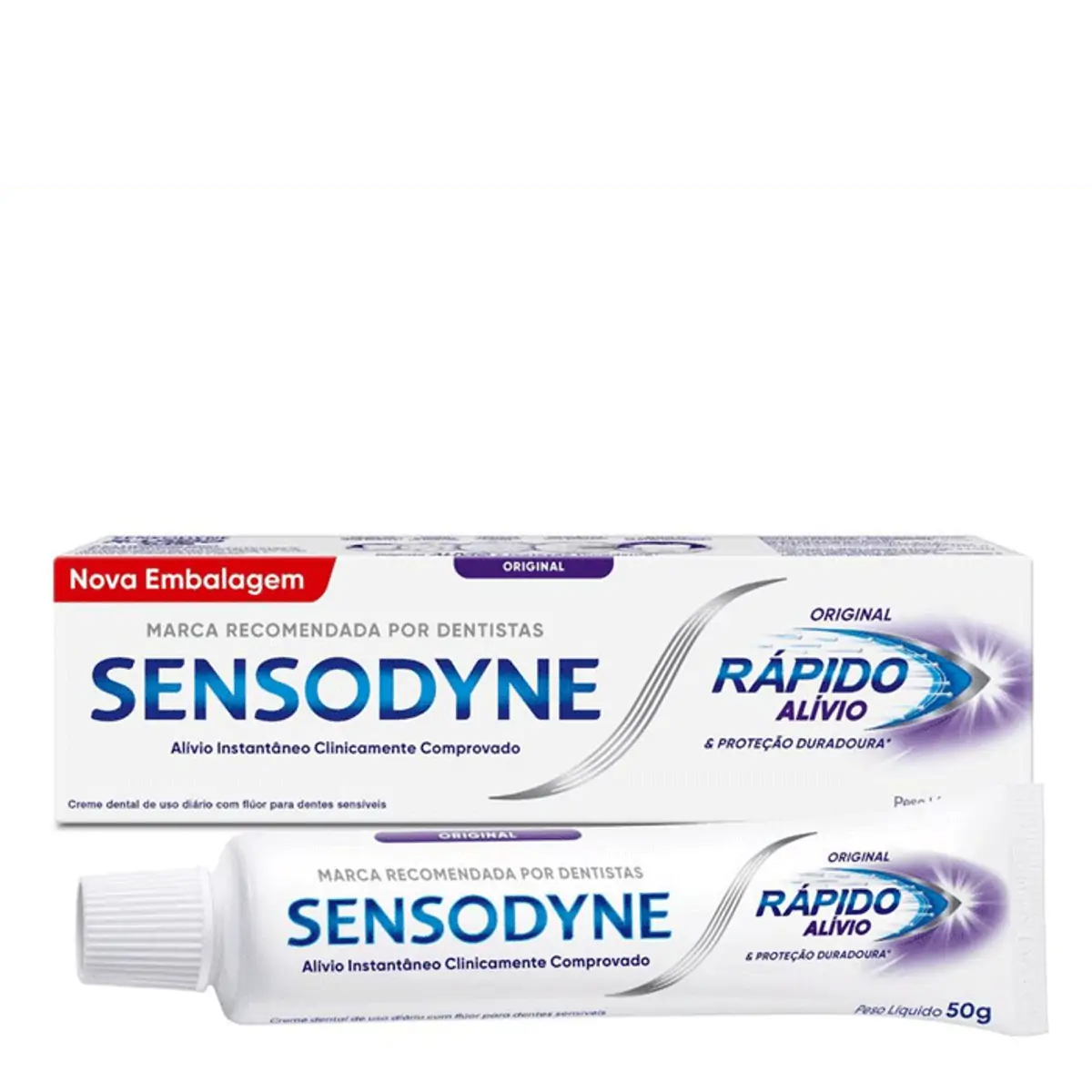 Pasta de Dente Sensodyne Rápido Alívio Dentes Sensíveis 50g