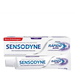 Pasta de Dente Sensodyne Rápido Alívio Dentes Sensíveis 50g