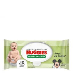 Lenço Umedecido Huggies Higiene Superior 48 Unidades